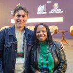 Kaká Nogueira e Thiago Omena participam da Expocine 2024, em São Paulo